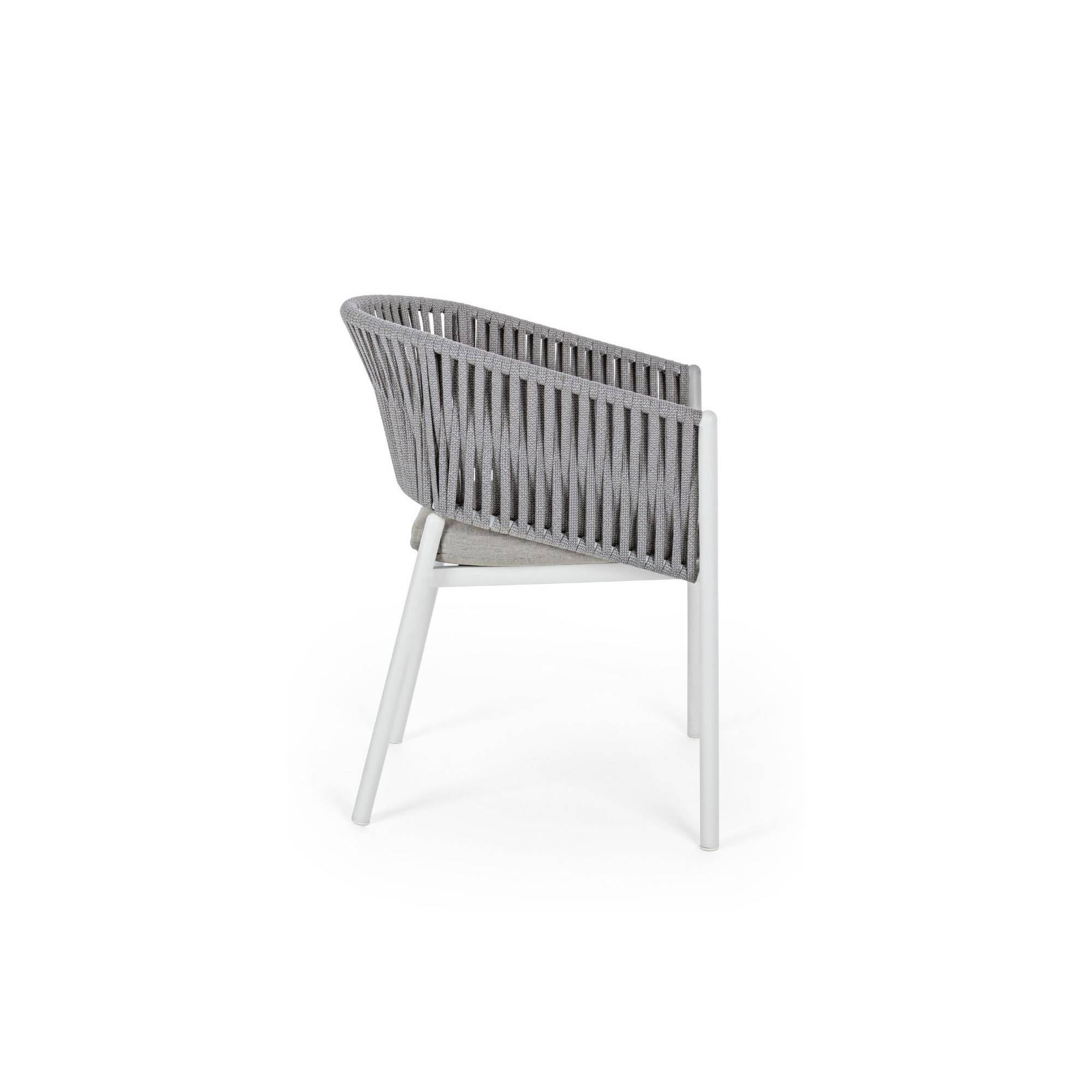 Autre - Fauteuils de jardin en métal et polypropylène (lot de 4) - CANNES - Imagen 10