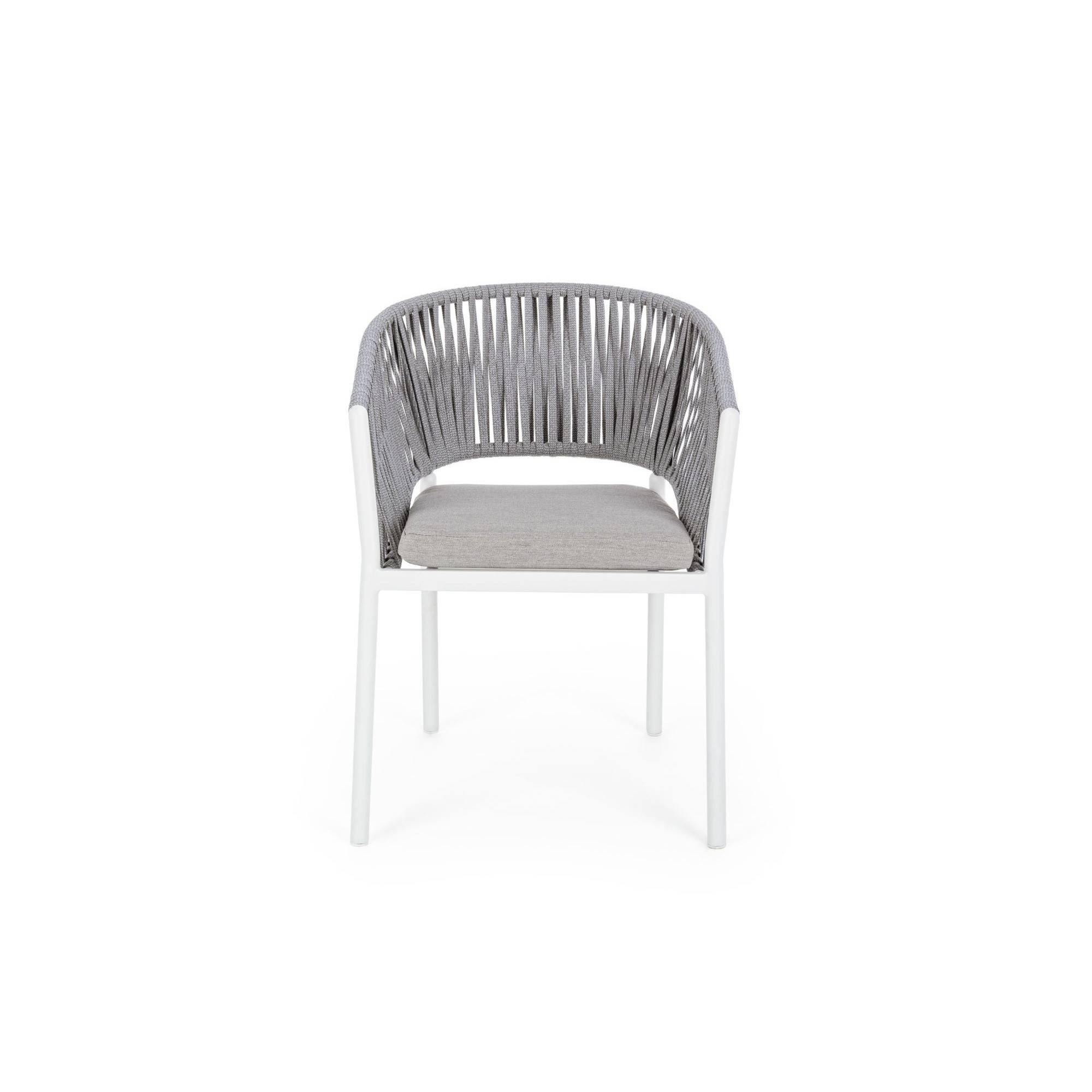 Autre - Fauteuils de jardin en métal et polypropylène (lot de 4) - CANNES - Imagen 9