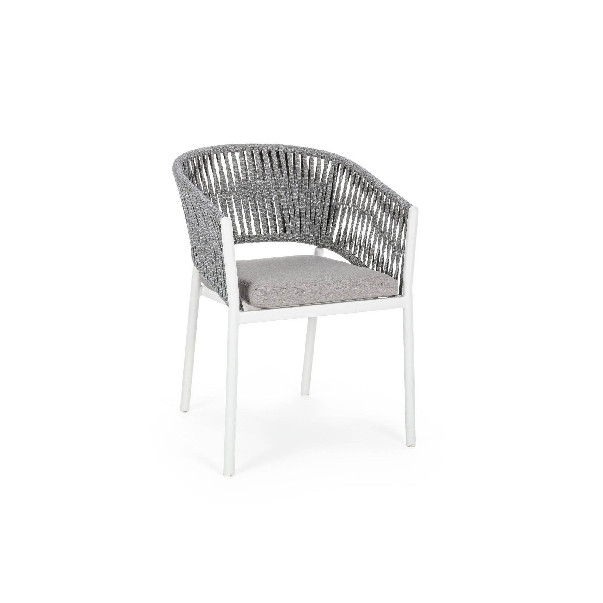 Autre - Fauteuils de jardin en métal et polypropylène (lot de 4) - CANNES - Imagen 8