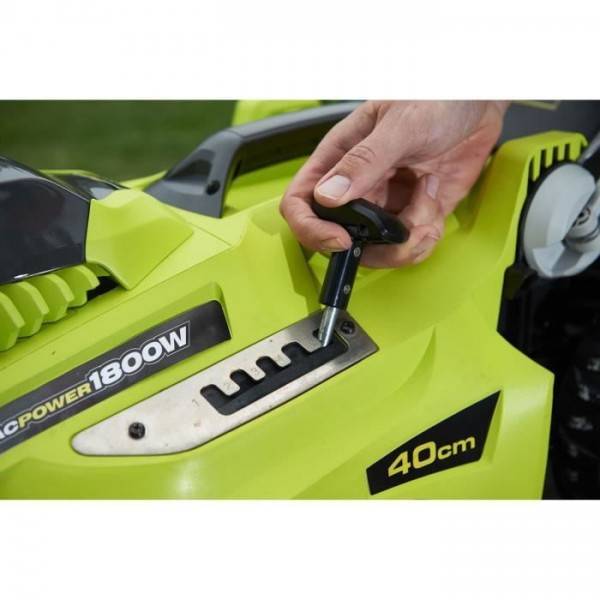 Ryobi - Tondeuse a Gazon RYOBI -   1800 W - Ø coupe 40 cm - ramassage et mulching - double poignée Vertebrae™ - RLM18E40H - Image 2