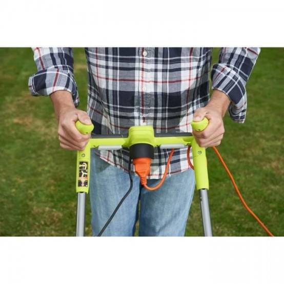 Ryobi - Tondeuse a Gazon RYOBI - 1800 W - Ø coupe 40 cm - ramassage et mulching - double poignée Vertebrae™ - RLM18E40H - Image 4