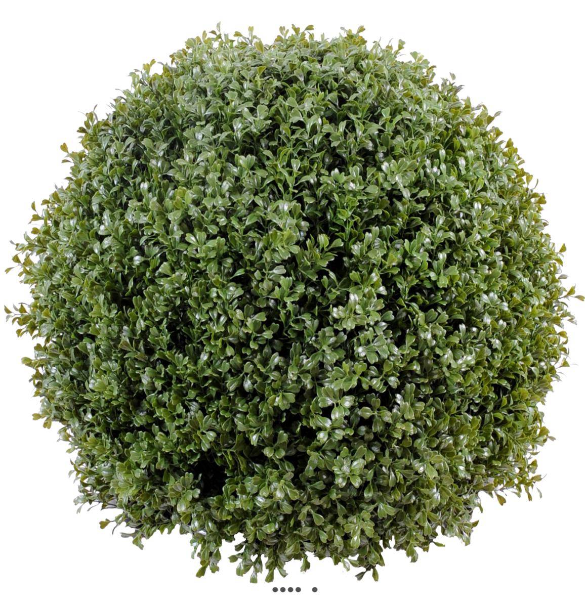 Artificielles - Boule de buis en pot lesté special extérieur 65 cm - dimhaut: H 65 cm - Imagen 1