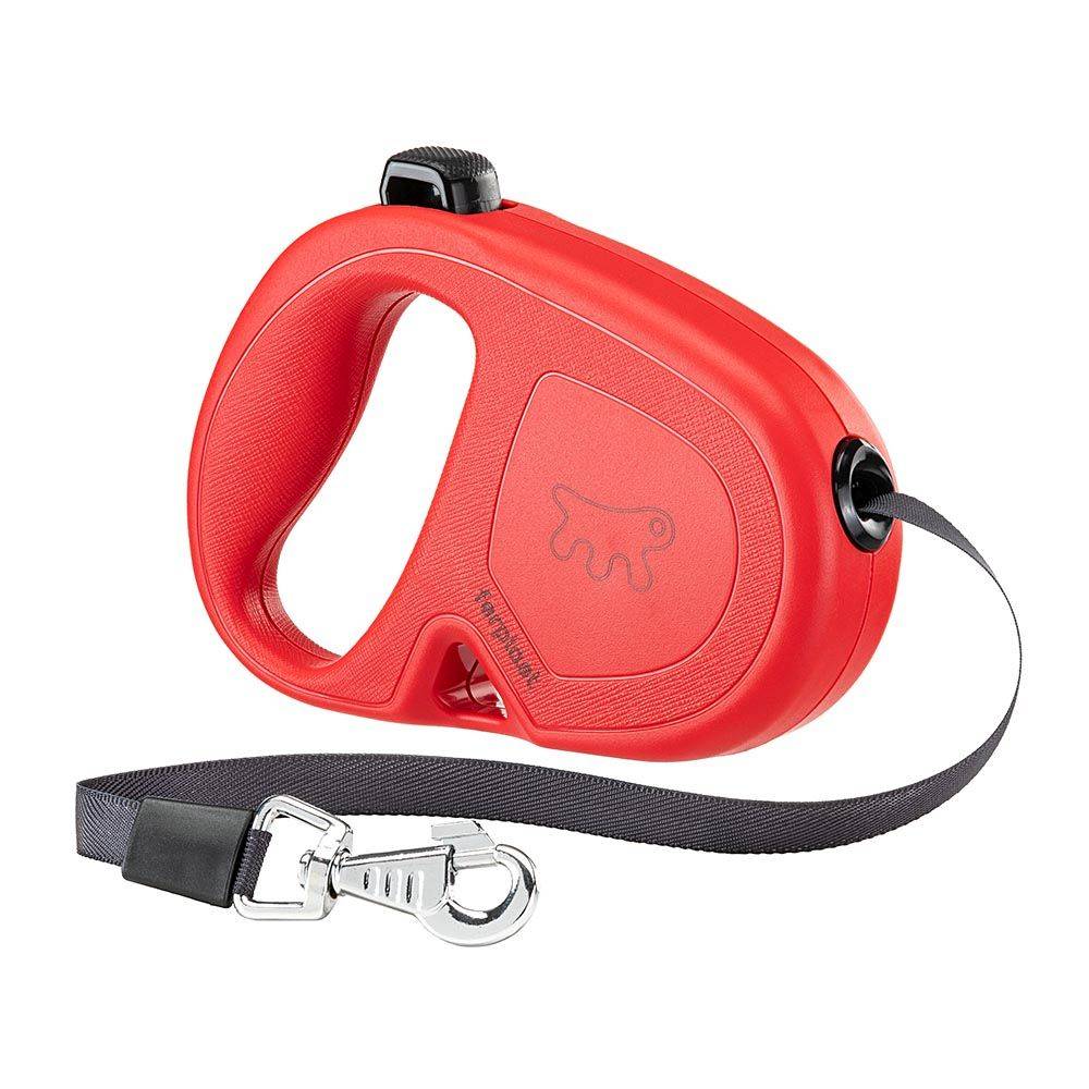 Ferplast - Ferplast Laisse Chien Enrouleur FLIPPY ONE, Laisse pour Chiens de Taille Moyenne jusqu'à 25 Kg. Sangle Extensible max 5 m. Bouton unique pour - Imagen 1