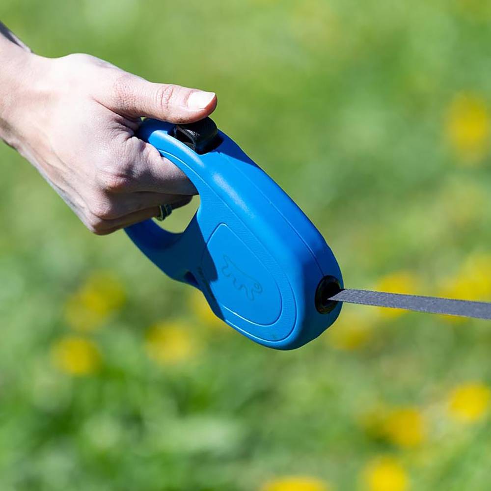 Ferplast - Ferplast Laisse Chien Enrouleur FLIPPY ONE, Laisse pour Chiens de Taille Moyenne jusqu'à 25 Kg. Sangle Extensible max 5 m. Bouton unique pour - Imagen 7