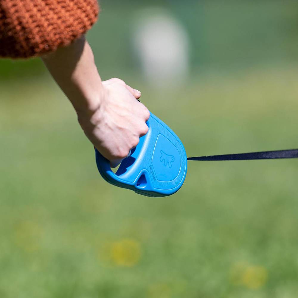 Ferplast - Ferplast Laisse Chien Enrouleur FLIPPY ONE, Laisse pour Chiens de Taille Moyenne jusqu'à 25 Kg. Sangle Extensible max 5 m. Bouton unique pour - Imagen 6