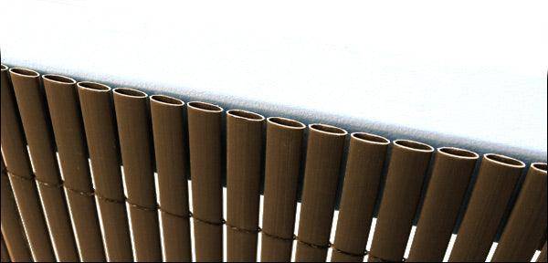 Helloshop26 - Clôture brise vue brise vent PVC 200 x 300 cm brun - Imagen 3