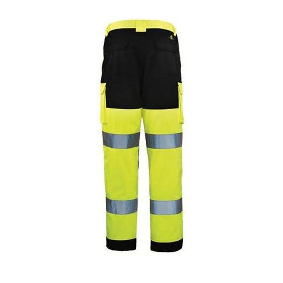 Pantalon de travail homme à haute visibilité multipoches PATROL hi-viz jaune/marine TL - COVERGUARD - 7PAJPL - Image 2