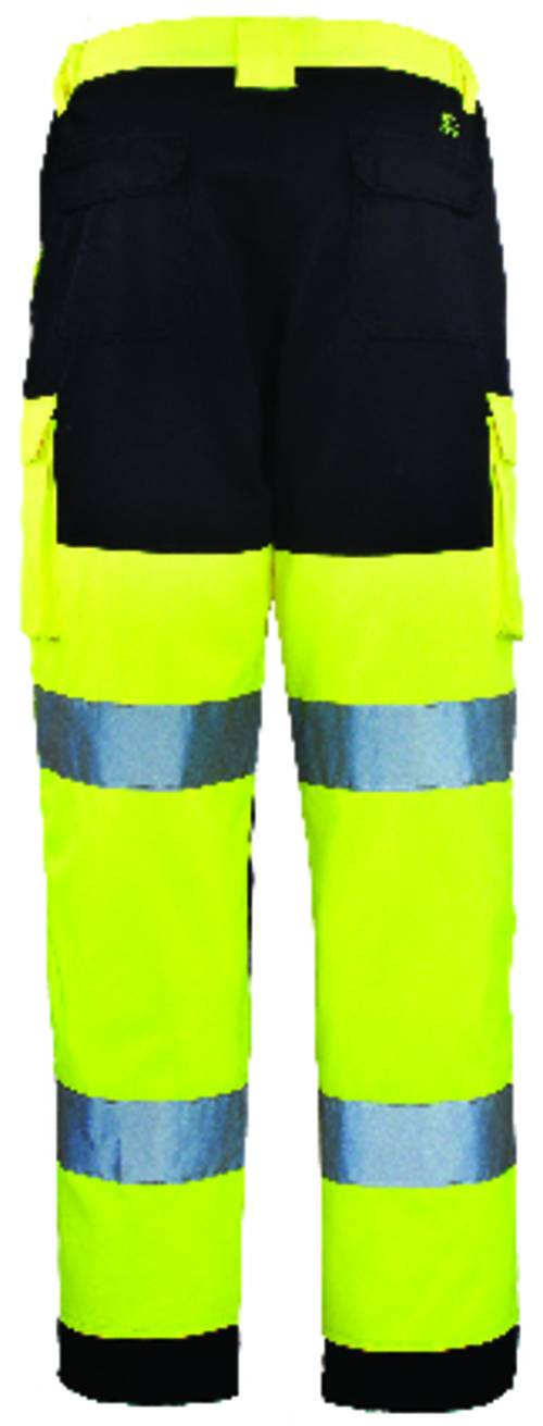 Pantalon de travail homme à haute visibilité multipoches PATROL hi-viz jaune/marine TL - COVERGUARD - 7PAJPL - Image 1