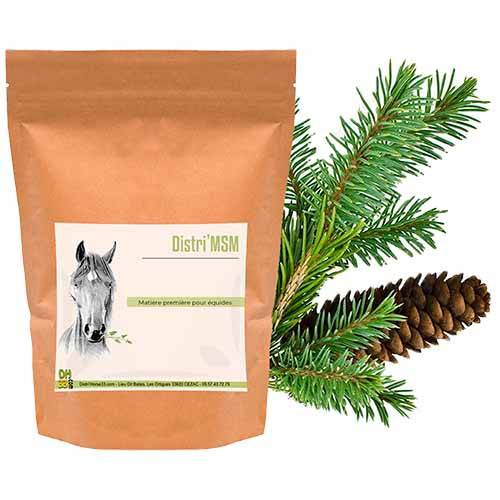 MSM pour cheval : Source de soufre, 100% pur - 900g - DistriHorse33 - Imagen 1