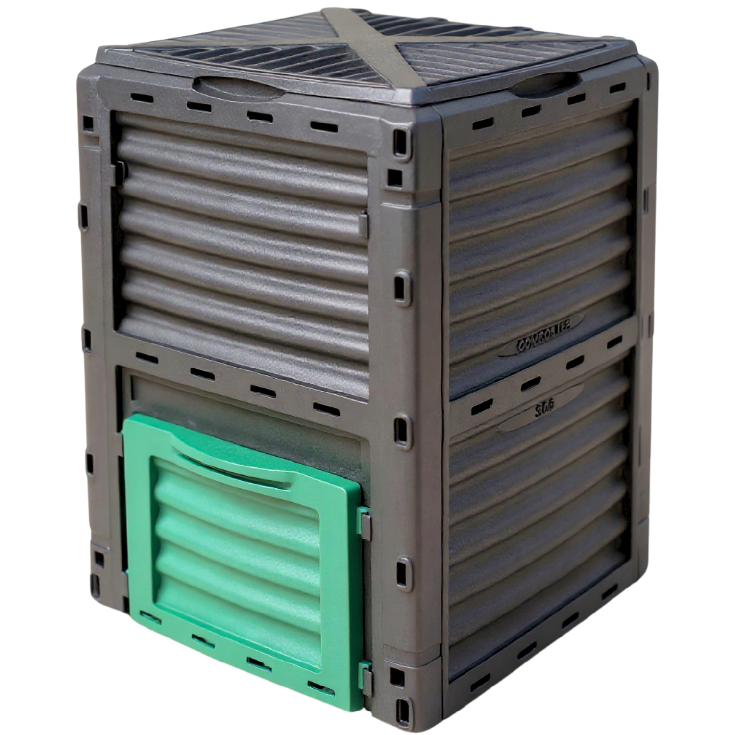 Sans Marque - Composteur de jardin 300 L - 83 x 61 x 61 cm en plastique, Polypropylène - TERRE JARDIN - Image 1