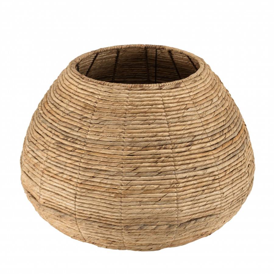 Macabane - ALIDA - Cache pot petit modèle en tissage d'abaca naturel - Imagen 1