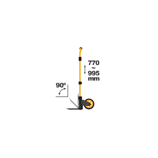 Chariot à roues Diable pliable Charge 80kg Mat réglable VITO - Image 9