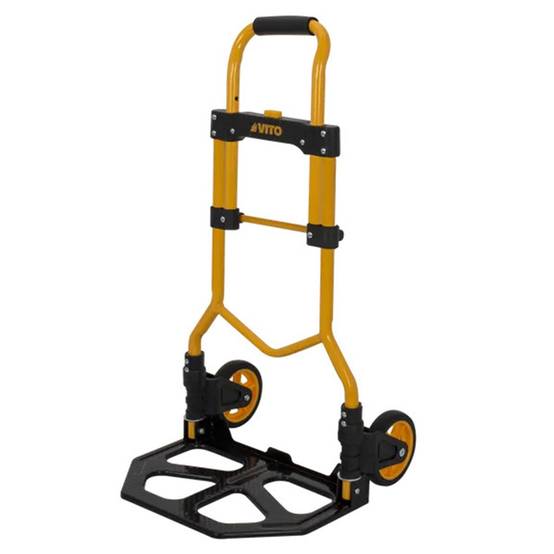 Chariot à roues Diable pliable Charge 80kg Mat réglable VITO - Image 1