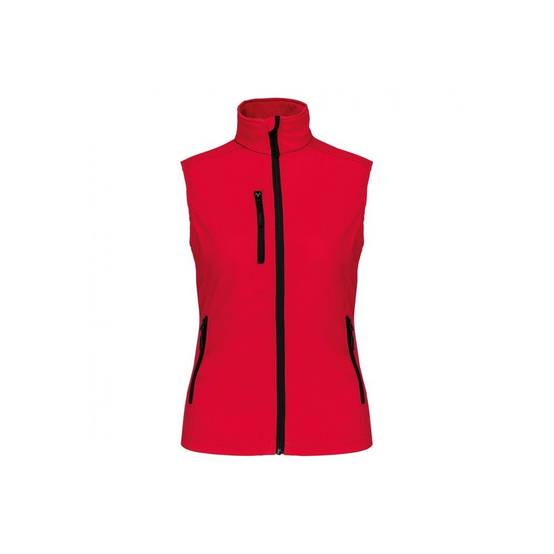 Bodywarmer Softshell femme Kariban imperméable Rouge M - Image 1