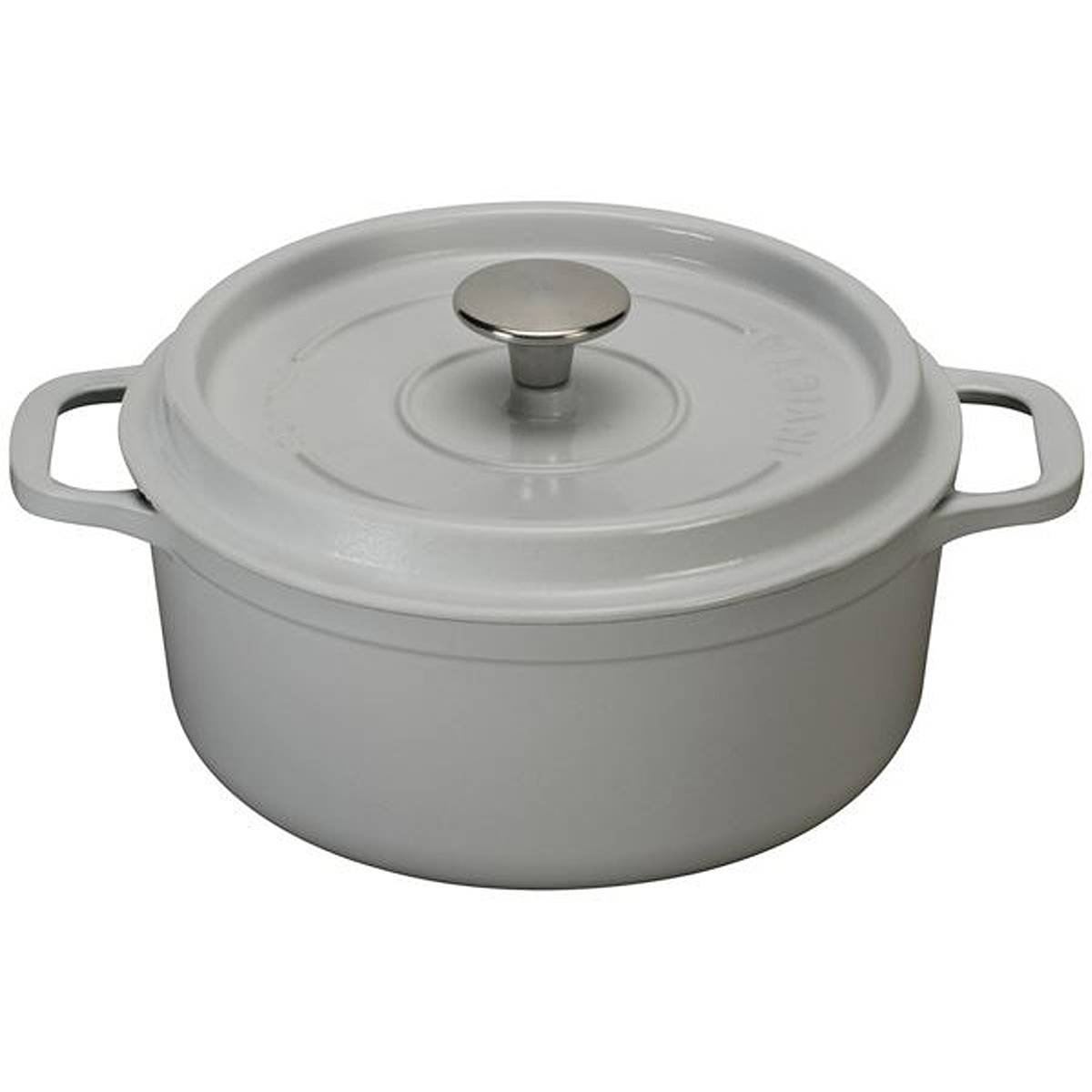 Invicta - Cocotte ronde en fonte émaillée 28cm gris PUV402282 Invicta