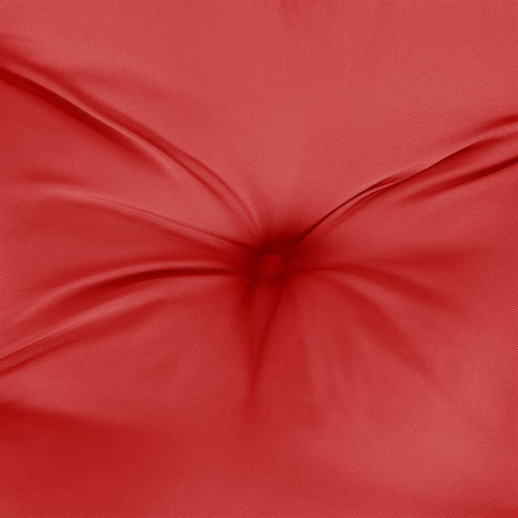 ComfortXL - Coussin de Siège Carré pour Palette en Tissu Imperméable pour Chaise de Jardin Rouge 58x58cm – ComfortXL Outdoor Living - Image 7