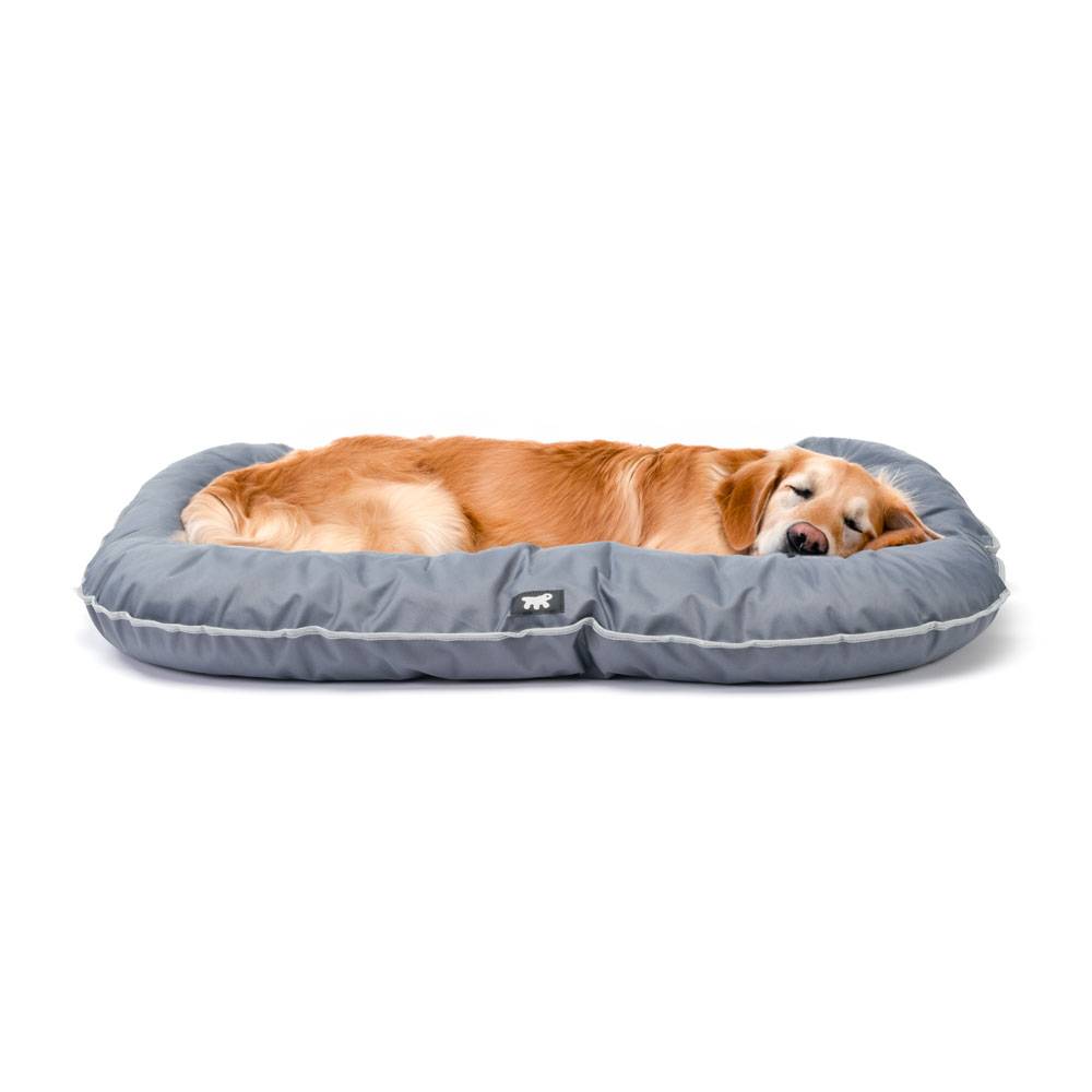 Ferplast - Ferplast Panier Chien Coussin Chien Grande Taille Tissu anti-rayures Lavable à 30°C.Matelas pour chien imperméable 100 x 70 x 12 cm.Gris - Imagen 4