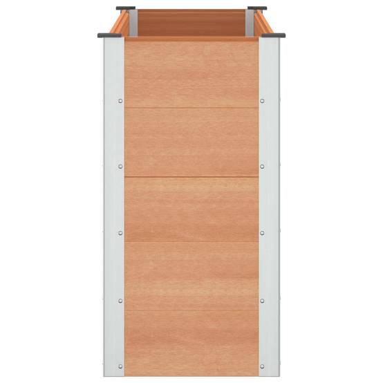 ComfortXL - Bac Surélevé Imputrescible WPC Aluminium pour Jardin Plantation 150x50cm - ComfortXL Outdoor Living - Image 4