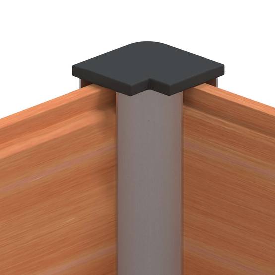 ComfortXL - Bac Surélevé Imputrescible WPC Aluminium pour Jardin Plantation 150x50cm - ComfortXL Outdoor Living - Image 6
