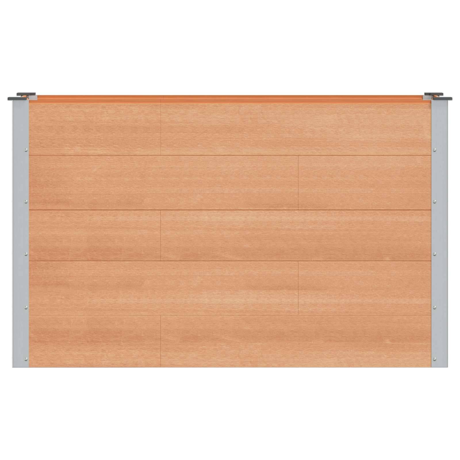 ComfortXL - Bac Surélevé Imputrescible WPC Aluminium pour Jardin Plantation 150x50cm - ComfortXL Outdoor Living - Image 3