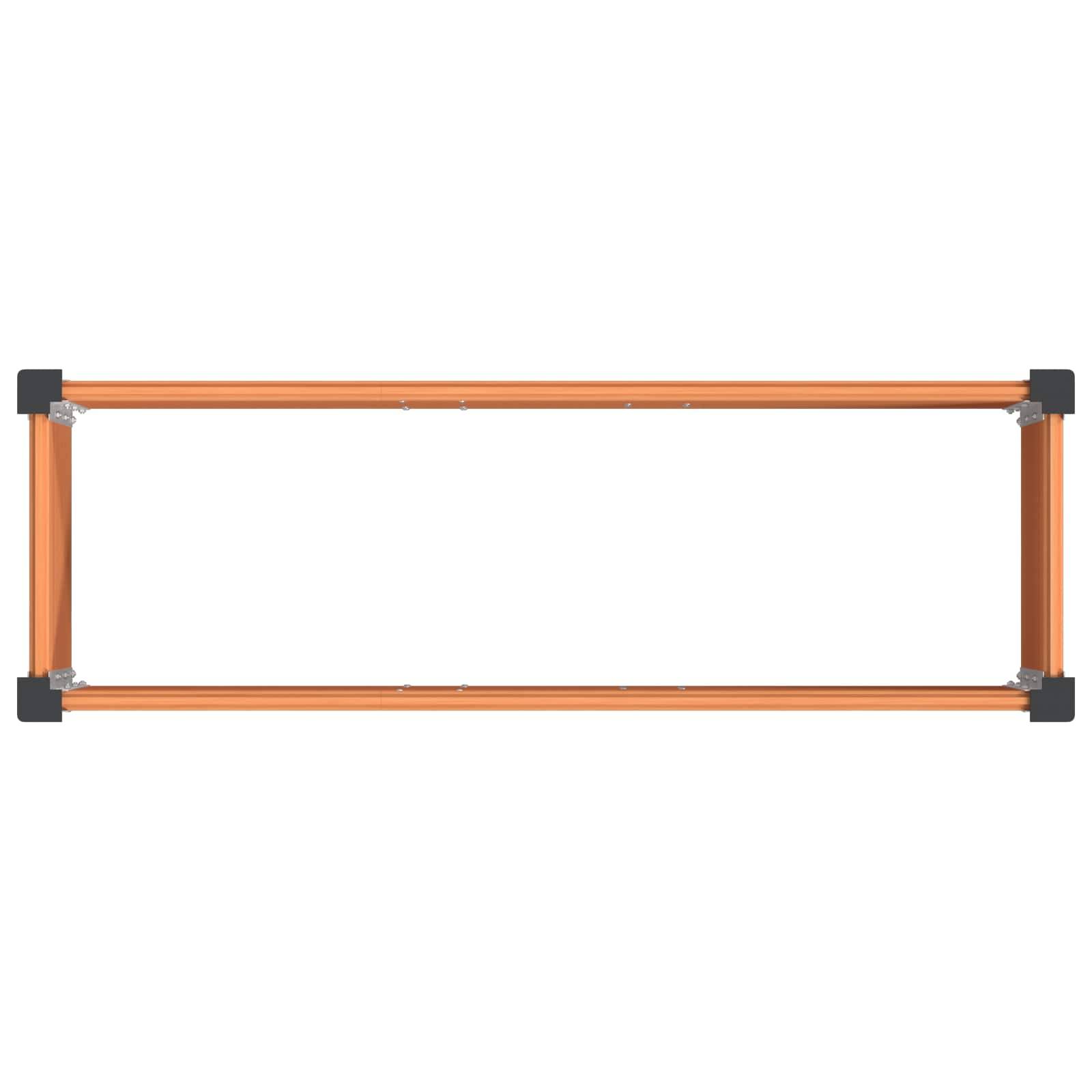 ComfortXL - Bac Surélevé Imputrescible WPC Aluminium pour Jardin Plantation 150x50cm - ComfortXL Outdoor Living - Image 5