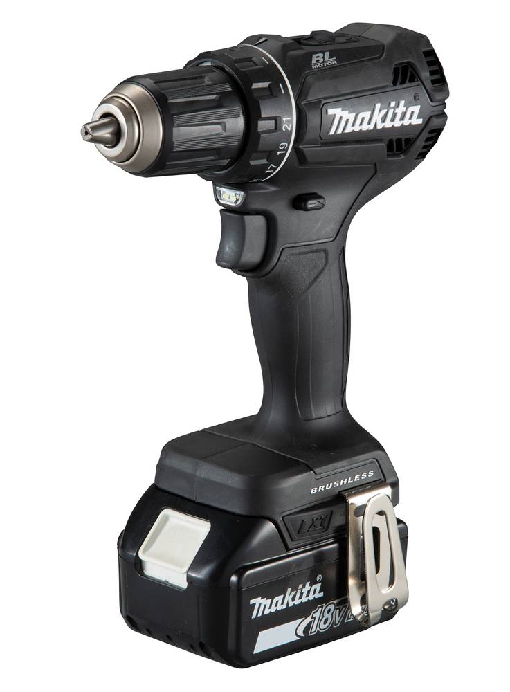 Makita - Perceuse visseuse Noire LXT 50Nm - MAKITA - avec 2 batteries 5Ah 18V - chargeur - MAKPAC - DDF485RTJB - Image 2