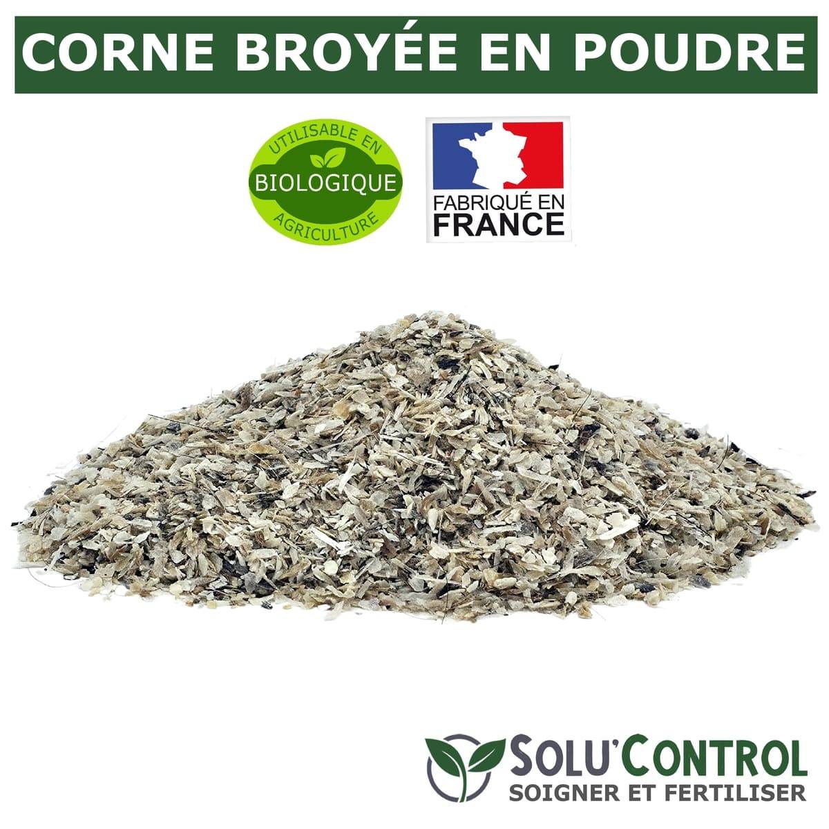 SOLU’CONTROL - 80 g de Corne Broyée en Poudre - Engrais Azoté 100% Naturel - UAB - Image 5