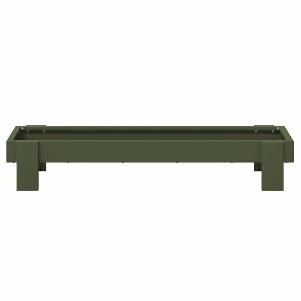 Vidaxl - Bac de nourrissage pour poules Vert olive 80 x 28 x 13.5 cm vidaXL 874622 - Image 6