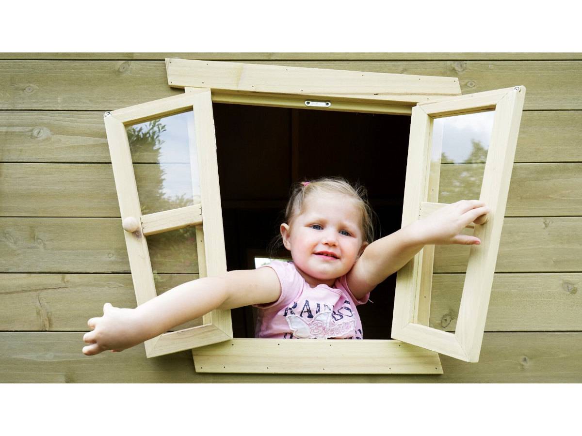 Exit Toys - Maisonnette en bois pour enfants Crooky 100 - Exit Toys - Imagen 3