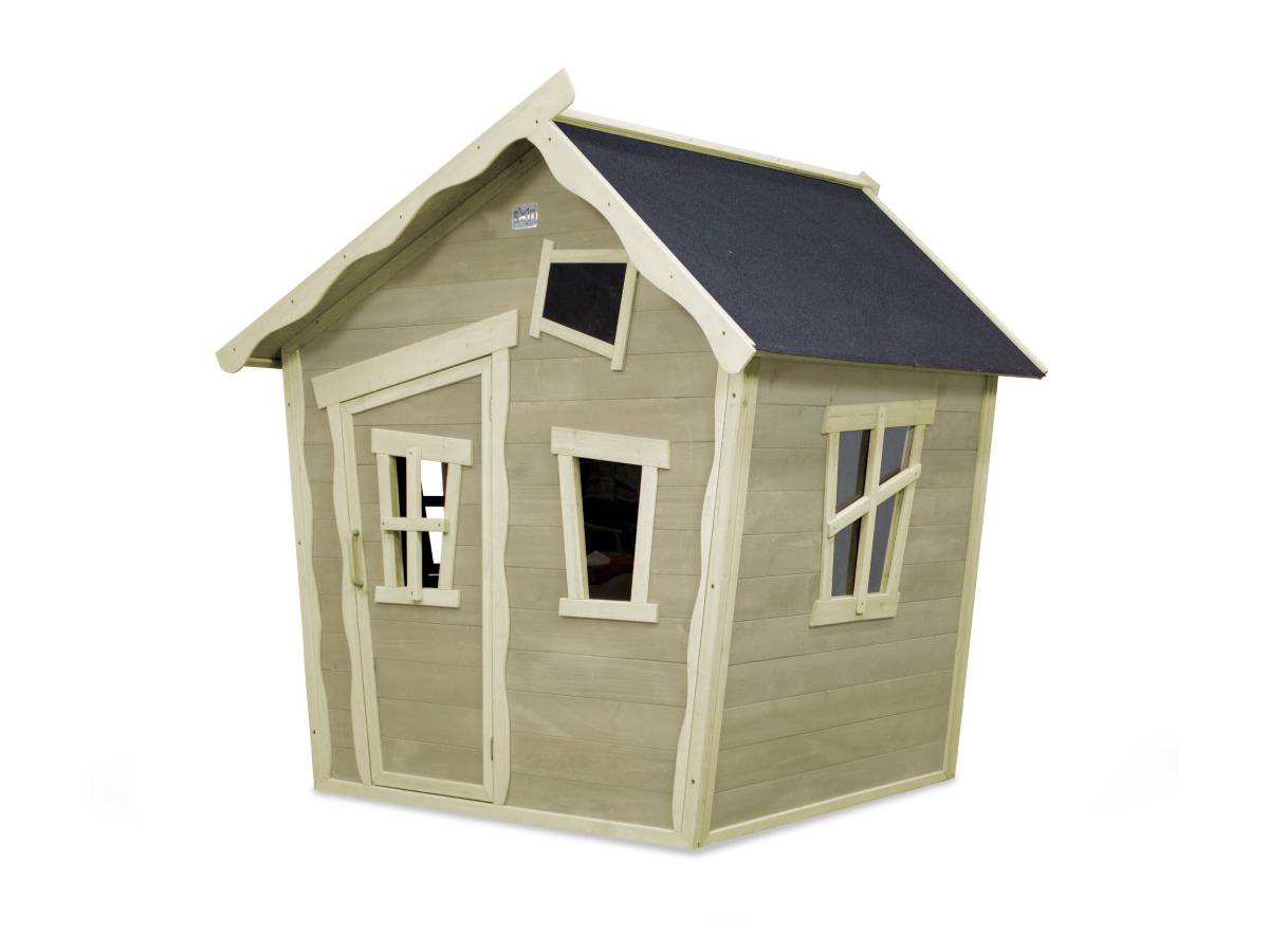 Exit Toys - Maisonnette en bois pour enfants Crooky 100 - Exit Toys - Imagen 1
