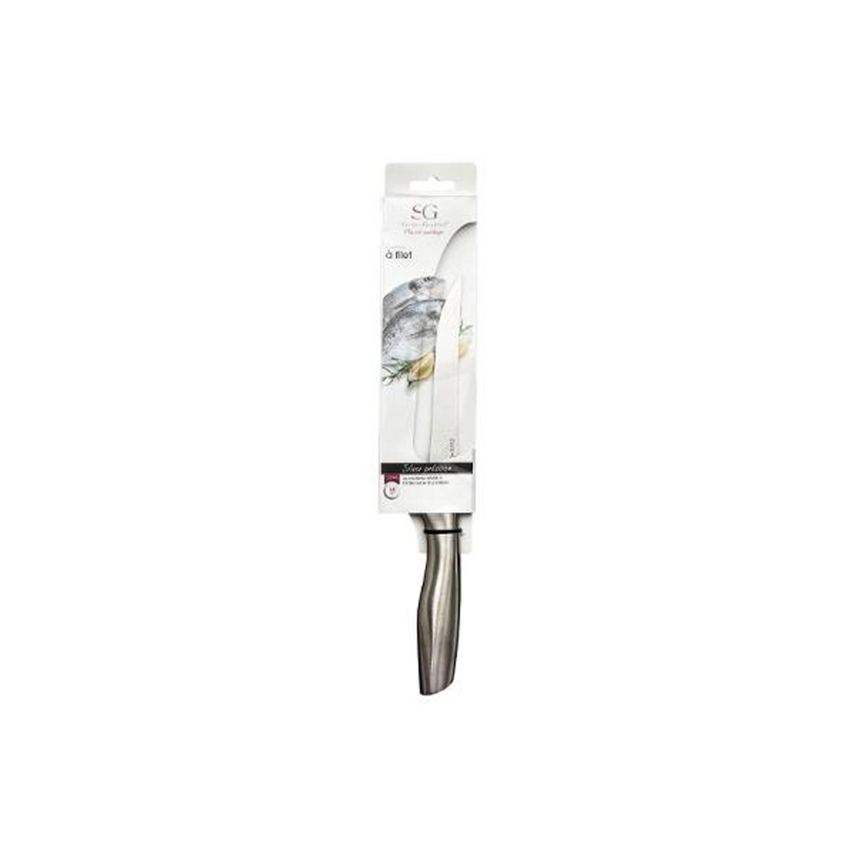 Couteau à Filet Forgé "Inox" 30cm Argent - Image 3