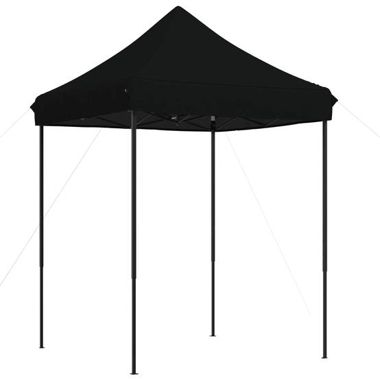 ComfortXL - Tente de réception tissu Oxford jardin pliable anti UV 200x200x306cm Noir - ComfortXL Outdoor Living - Image 2