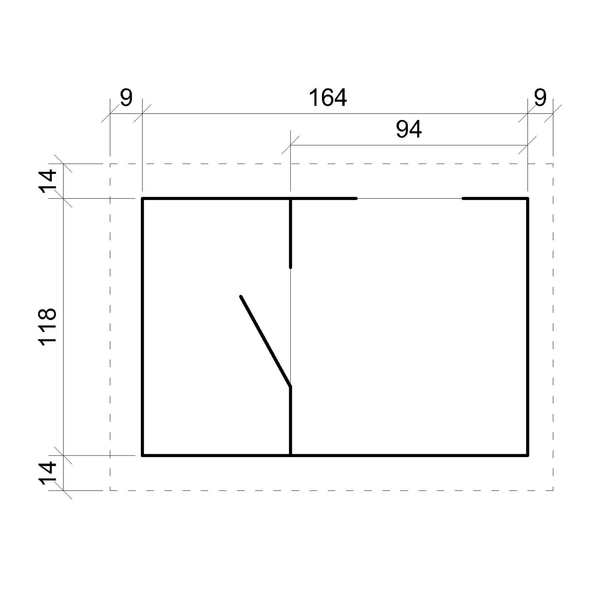 Timbela - Maison en bois pour enfants 182x146xH205 cm / 1.1 m² - Maison jardin enfant exterieur bois - 19 mm d’épaisseur - Timbela M501B - Imagen 7