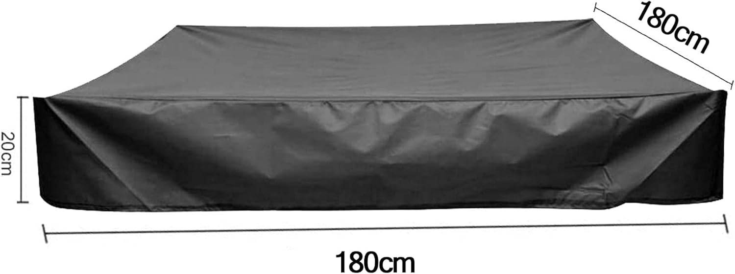 IntiMeg - Housse de protection pour bac à sable, tissu Oxford, housse de protection anti-poussière pour bac à sable pour enfants, 180 x 180 cm IntiMeg - Image 2