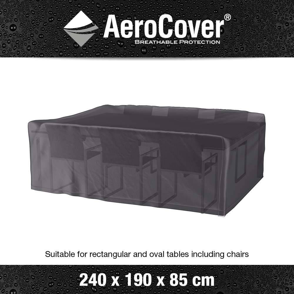 Housse de protection respirante pour table de jardin Pour table 240x190xH85 cm - Imagen 4