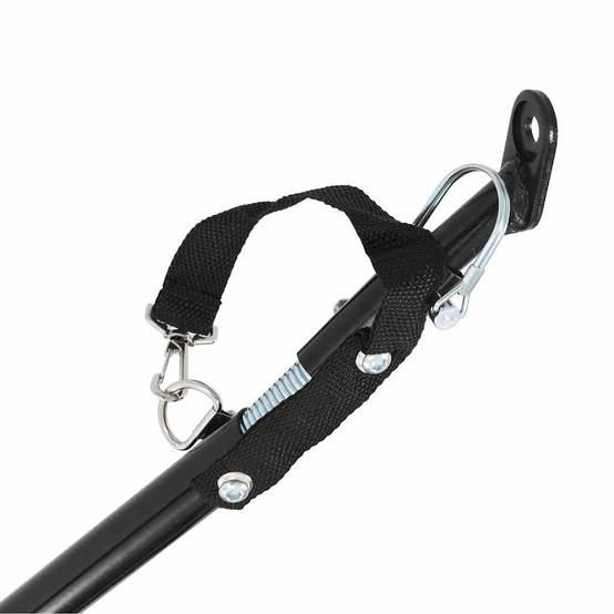 Vidaxl - Remorque de vélo pour chiens et poussette 2-en-1 rouge et noir vidaXL 91762 - Imagen 7