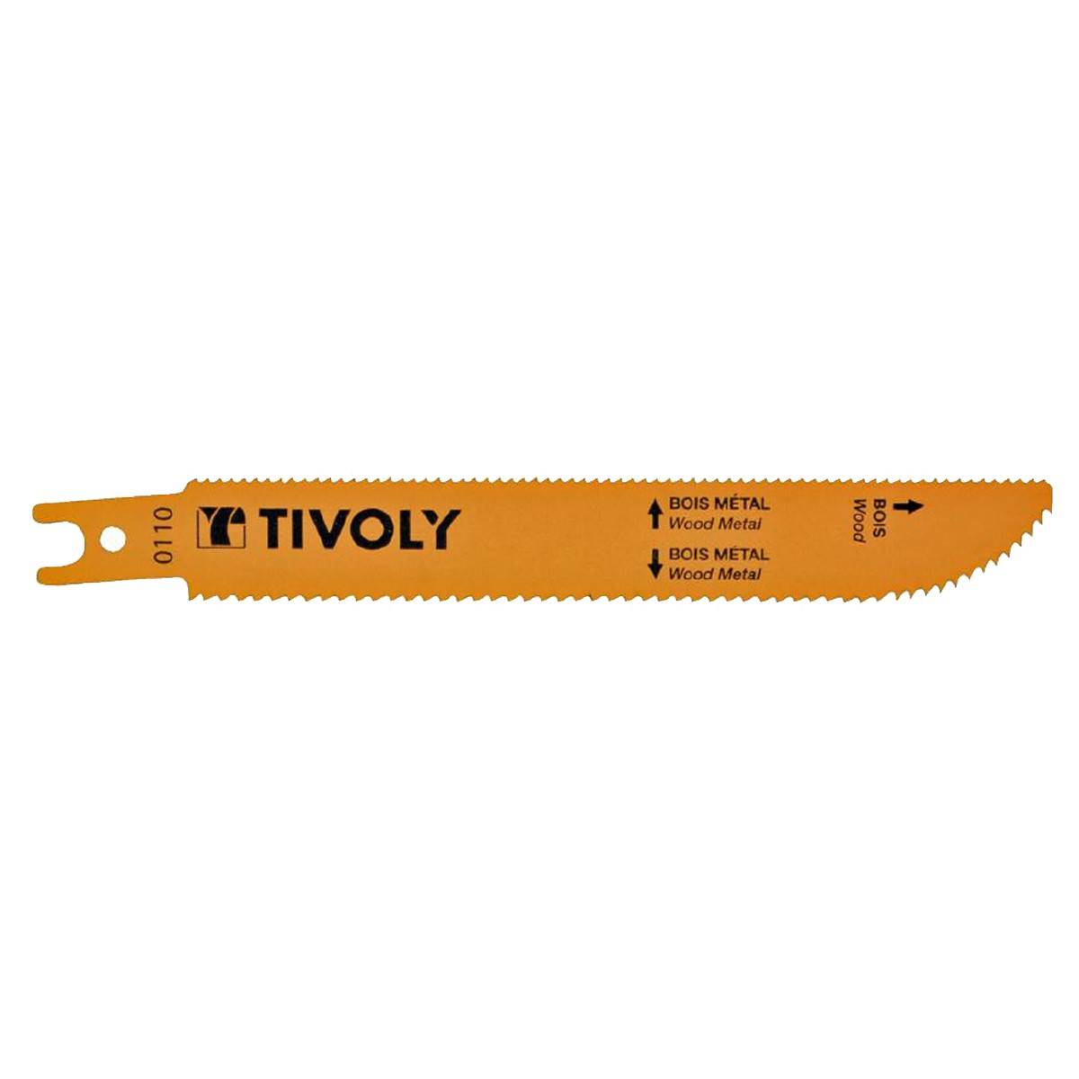 Tivoly - Lot de 2 Lames de scie sabre L150mm Bois, MDF, Plastiques, Epoxy, Tôles coupe avant-arrière et en plongée TIVOLY - Imagen 1