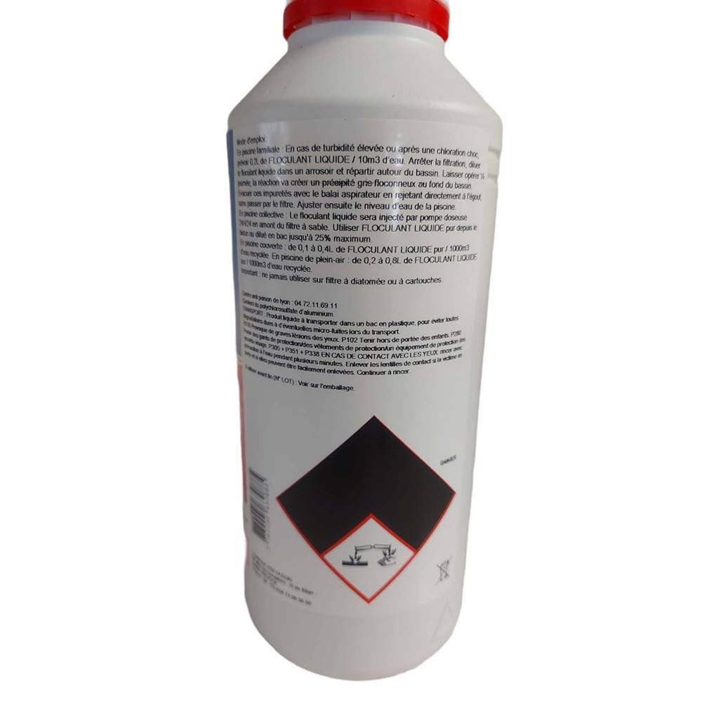 Floculant liquide de 1 litre pour piscine ou spa - Imagen 2