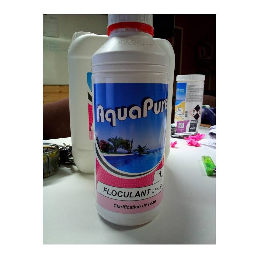 Floculant liquide de 1 litre pour piscine ou spa - Imagen 3