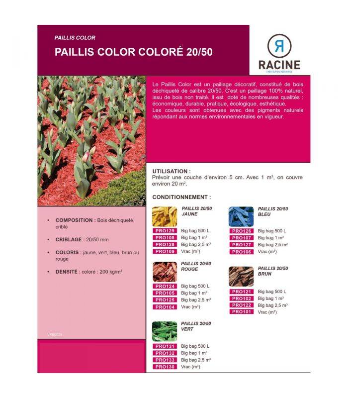 Paillis Color VERT 20/50, Big bag de 500 L - PRO131 - Image 3