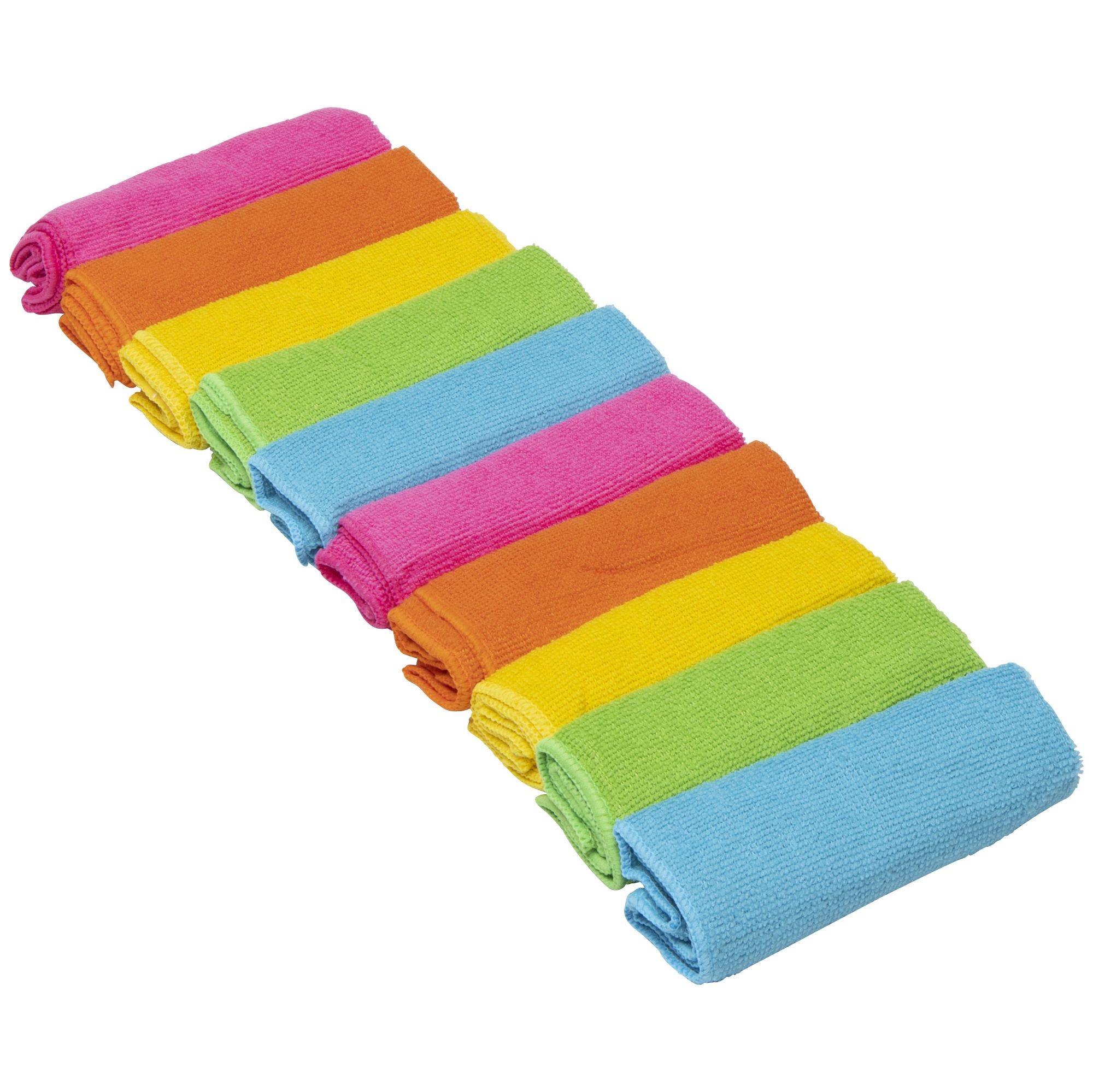 Chiffons microfibres 30 x 30cm  10 pcs - Image 1