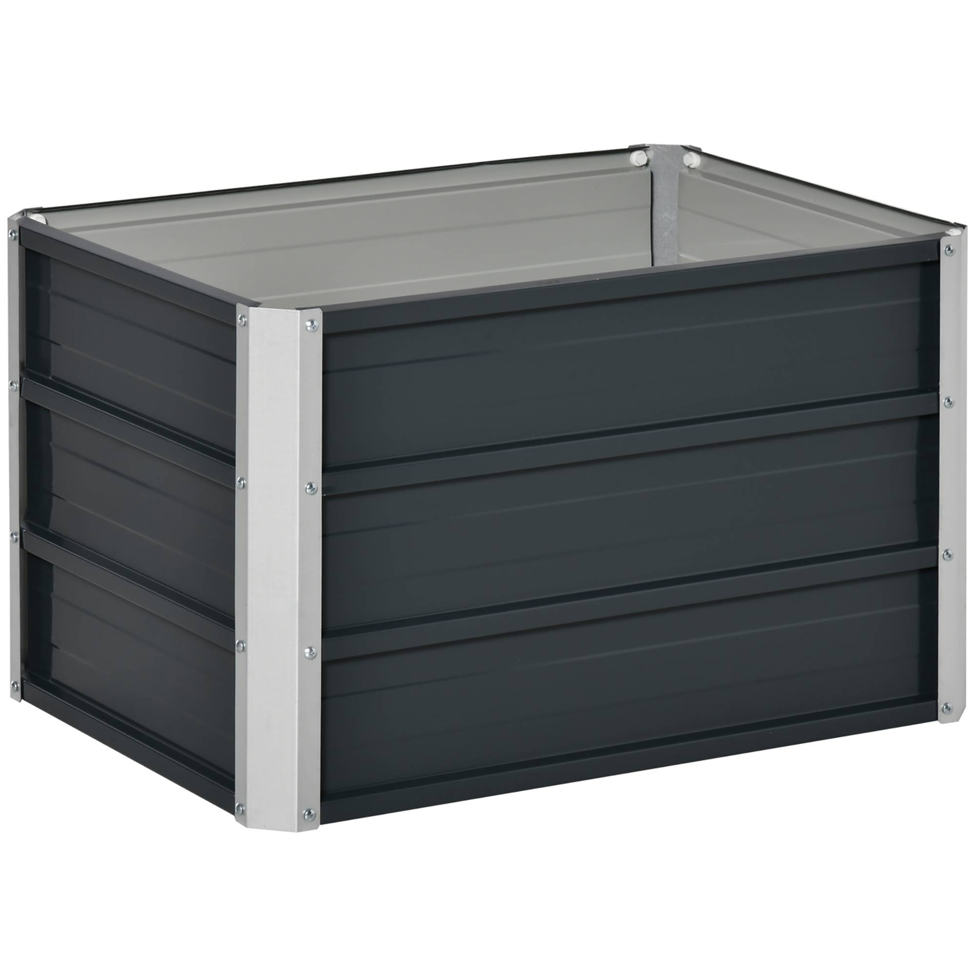 PANGIVO - Carré potager acier gris foncé 66 x 47 x 40 cm - PANGIVO - Image 1