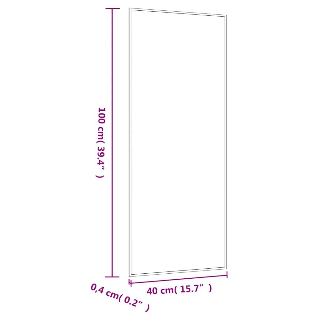Miroir mural - Miroir décoratif 40x100 cm Verre Rectangulaire - Image 6
