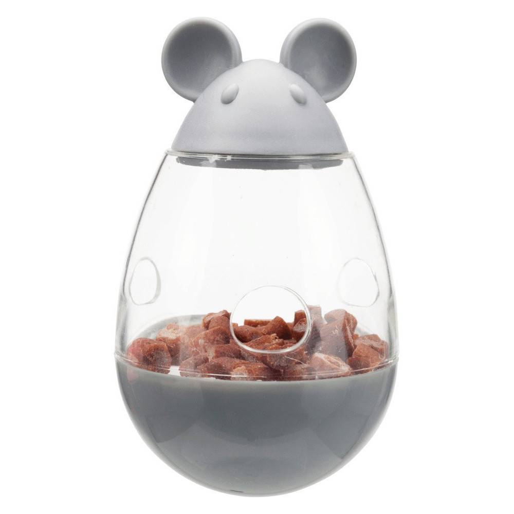 Trixie - un distributeur a friandise de 9 cm pour chat en forme de souris couleur aléatoire - Imagen 5