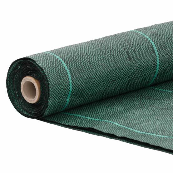 Bâche de paillage polypropylène pour jardin potager anti-mauvaises herbes 2x100 m Vert - ComfortXL Outdoor Living - Image 3