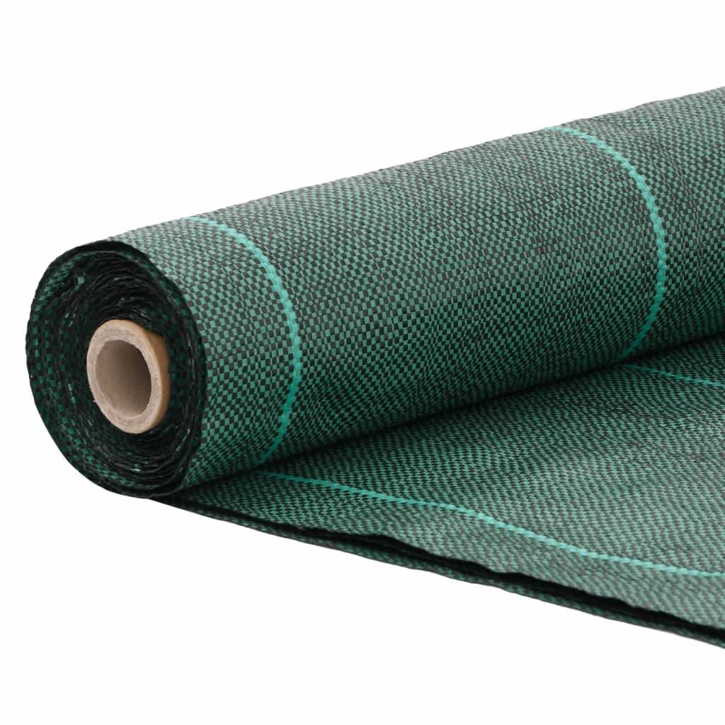 Bâche de paillage polypropylène pour jardin potager anti-mauvaises herbes 2x100 m Vert - ComfortXL Outdoor Living - Image 3