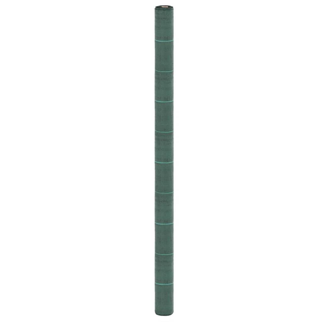 Bâche de paillage polypropylène pour jardin potager anti-mauvaises herbes 2x100 m Vert - ComfortXL Outdoor Living - Image 1