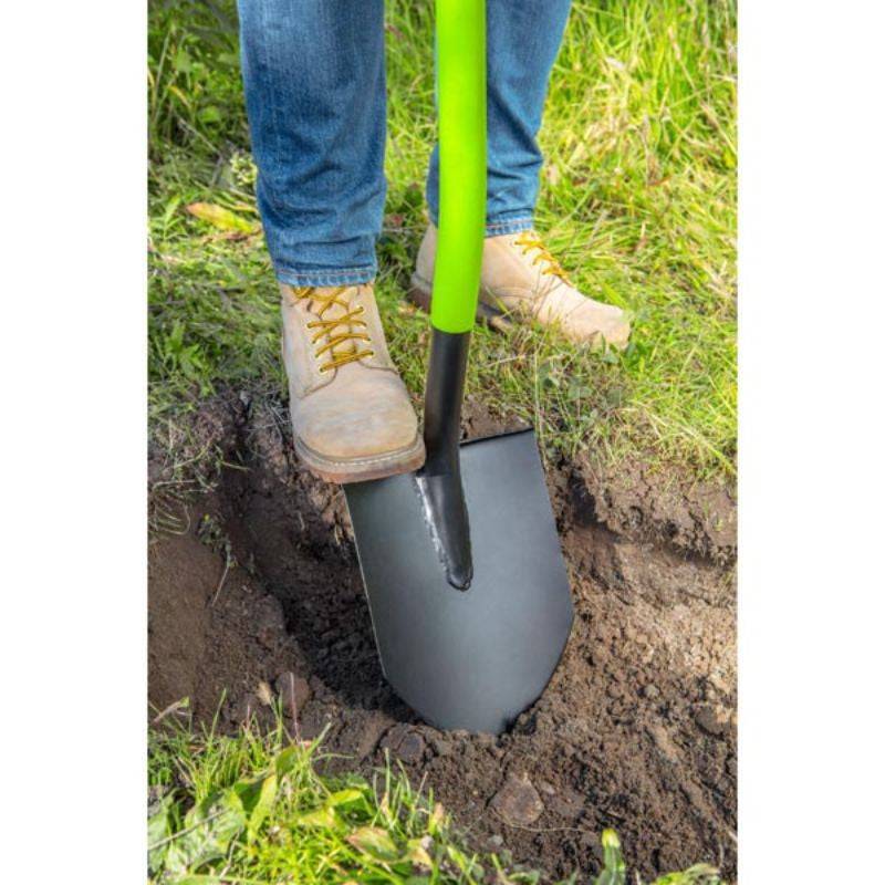 Verto - Bêche pointue VERTO 15G010 - Manche acier trempé - Poignée plastique - 125cm Verto - Imagen 2