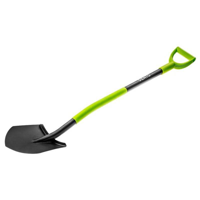 Verto - Bêche pointue VERTO 15G010 - Manche acier trempé - Poignée plastique - 125cm Verto - Imagen 1