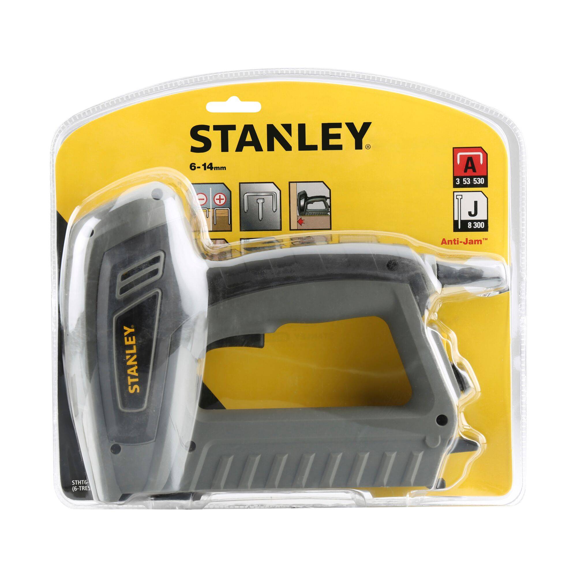 stanley - STANLEY Agrafeuse Électrique Tré 540 pour Agrafes de Type A Clous de Type J Câble de 2.5m Variateur de Puissance Gâchette Sécurisée STHT6-70414 - Imagen 2